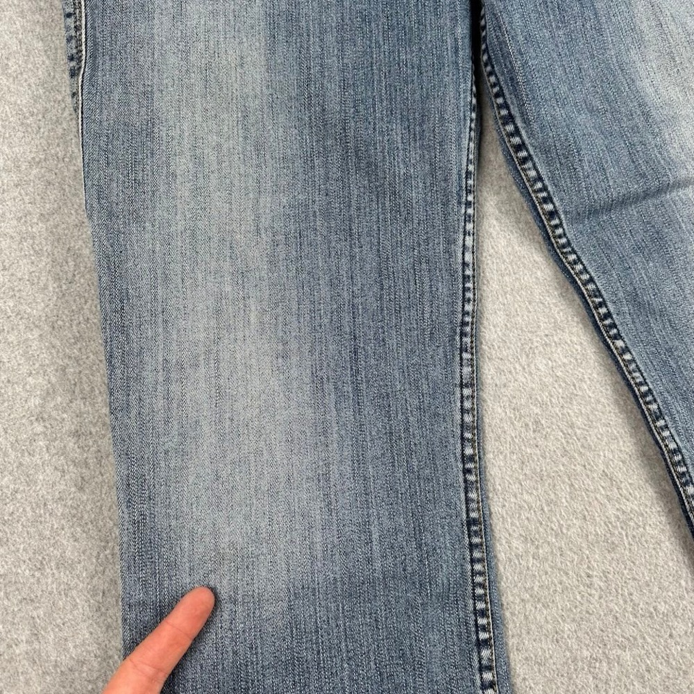 Silver Jeans Womens Capri Jeans Western Glove Alex Mid Rise Medium Wash Size 32 - Picture 5 of 10